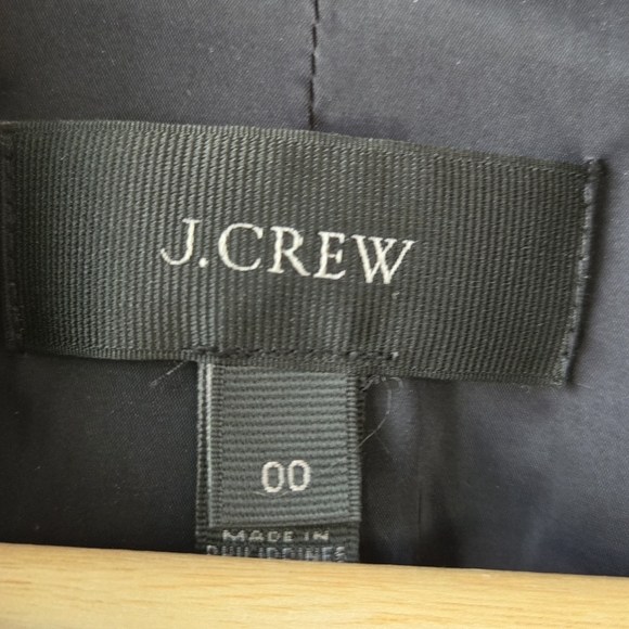 J. Crew Going Out Blazer Navy Blue Size 00 Collegiate - Picture 4 of 11